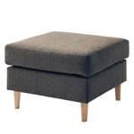 Gestoffeerde hocker COSO Classic geweven stof - Stof Lica: Blauw - Breedte: 64 cm - Es