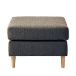 Gestoffeerde hocker COSO Classic geweven stof - Stof Lica: Blauw - Breedte: 64 cm - Es