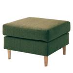 Gestoffeerde hocker COSO Classic geweven stof - Stof Lica: Groen - Breedte: 64 cm - Es