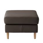 Gestoffeerde hocker COSO Classic echt leer - Leer Neto: Bruin - Breedte: 64 cm - Es