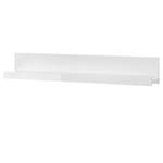 Étagère murale Cely Blanc brillant - Largeur : 140 cm