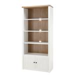 Open kast Proville II witte eikenhouten look/eikenhouten look