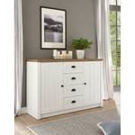 Dressoir Proville II witte eikenhouten look/eikenhouten look