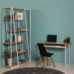 Bureau Bristol deels massief eikenhout/metaal - eikenhout/wit