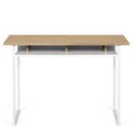 Bureau Bristol deels massief eikenhout/metaal - eikenhout/wit