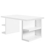 Bureau Markle Mat wit - Breedte: 180 cm