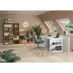 Bureau Markle Mat wit - Breedte: 180 cm