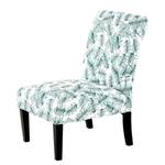 Chaises capitonnées Indira  I Tissu / Hêtre massif - Noir / Vert et blanc