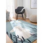 Tapis enfant Weely V Fibres synthétiques - Bleu layette