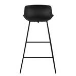 Chaises de bar Skelde (lot de 2) Noir