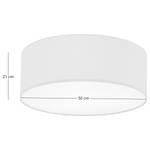 Lampada da soffitto Summa Cotone  / Ferro - 3 punti luce - Marrone