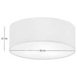 Lampada da soffitto Summa Cotone  / Ferro - 3 punti luce - Grigio