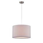 Lampada a sospensione Modis Cotone  / Ferro - 1 punto luce - Grigio