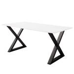 Tischgestell KAPRA Eisen - Schwarz - X-Form