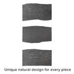 Massive Baumkanten-Tischplatte KAPRA Akazie massiv - Akazie Grau - 200 x 100 cm - Tischplattenstärke: 5 cm