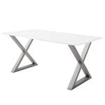 Pieds de table KAPRA Fer - Argenté - Forme en X