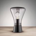 Tafellamp Trion rookglas/ijzer - 1 lichtbron