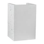 Wandlamp Block beton - 2 lichtbronnen - Wit