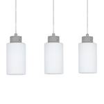 Hanglamp Karla III melkglas/beton - 3 lichtbronnen