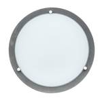 Plafondlamp Rocky melkglas/beton - 3 lichtbronnen - Diameter: 45 cm
