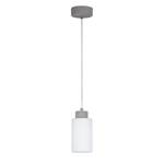 Hanglamp Karla I melkglas/beton - 1 lichtbron