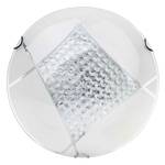 Plafondlamp Carolina melkglas/staal - 1 lichtbron - Diameter: 40 cm