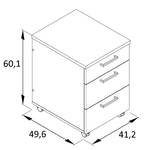 Rollcontainer Cookley Hellgrau