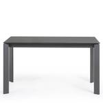 Table Retie II Verre / Acier - Graphite - Largeur : 140 cm