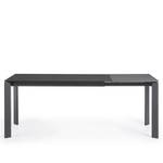 Table Retie II Verre / Acier - Graphite - Largeur : 140 cm