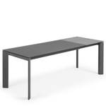 Table Retie II Céramique et verre / Acier - Graphite - Largeur : 160 cm