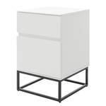 Table de chevet Zaddy 60 cm Blanc - 38 x 60 x 40 cm