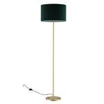 Staande lamp Satley fluweel/metaal - 1 lichtbron - Groen