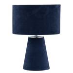 Tafellamp Satley fluweel - 1 lichtbron - Blauw