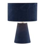 Tafellamp Satley fluweel - 1 lichtbron - Blauw