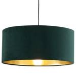 Hanglamp Satley fluweel/metaal - 1 lichtbron - Groen