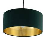 Hanglamp Satley fluweel/metaal - 1 lichtbron - Groen