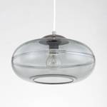 Hanglamp Ciron rookglas/metaal - 1 lichtbron