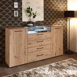 Kommode Six Hills Beige - Braun - Holzwerkstoff - 140 x 99 x 43 cm