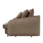 Sofa Fosse I (3-Sitzer) Samt - Samt Sadia: Cappuccino