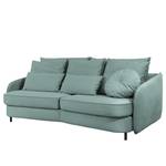 Sofa Fosse I (3-Sitzer) Samt - Microfaser Soile: Pastellblau