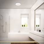 LED-plafondlamp Brilo Bath plexiglas/staal - 1 lichtbron