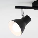 Plafondlamp Cup staal - 2 lichtbronnen