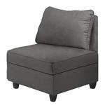 Fauteuil Lavara I Tissu - Gris foncé