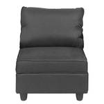 Fauteuil Lavara I Tissu - Gris foncé