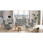 Sofa Bonham (3 -Sitzer) Samt - Grau