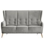 Sofa Bonham (3 -Sitzer) Samt - Grau