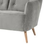 Sofa Bonham (3 -Sitzer) Samt - Grau