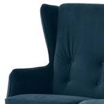 Sofa Bonham (2 -Sitzer) Samt - Marineblau