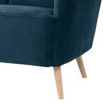 Sofa Bonham (2 -Sitzer) Samt - Marineblau