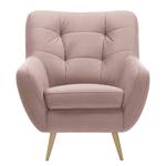 Fauteuil Sawston I fluweel - Mauve